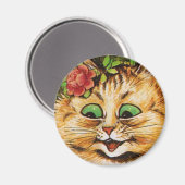Louis Wain cat Magnet (Recto/Verso)