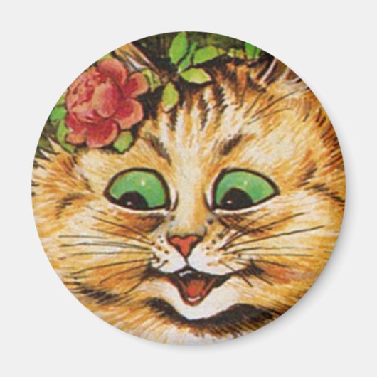 Louis Wain cat Magnet (Devant)
