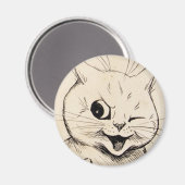 Louis Wain cat Magnet (Recto/Verso)