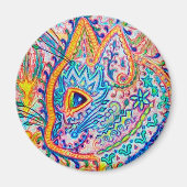 Louis Wain cat Magnet (Devant)