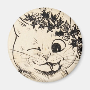 Louis Wain cat Magnet