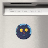Louis Wain cat Magnet (In Situ (Lave-vaisselle))