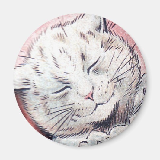 Louis Wain cat Magnet (Devant)