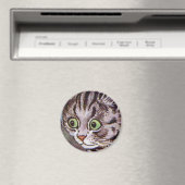 Louis Wain cat Magnet (In Situ (Lave-vaisselle))