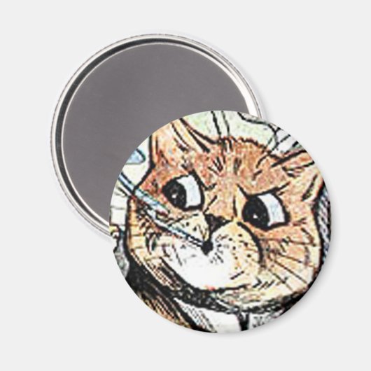 Louis Wain cat Magnet (Recto/Verso)
