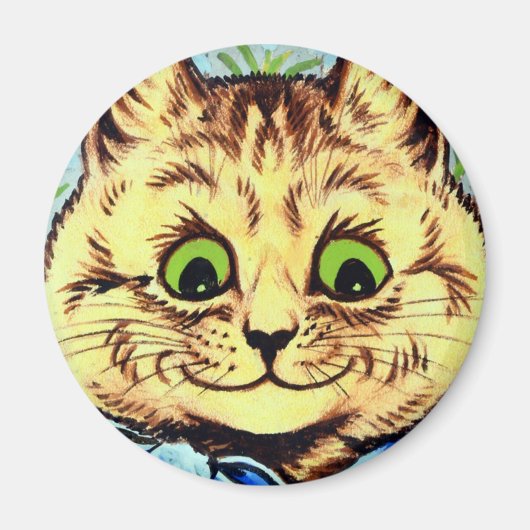 Louis Wain cat Magnet (Devant)