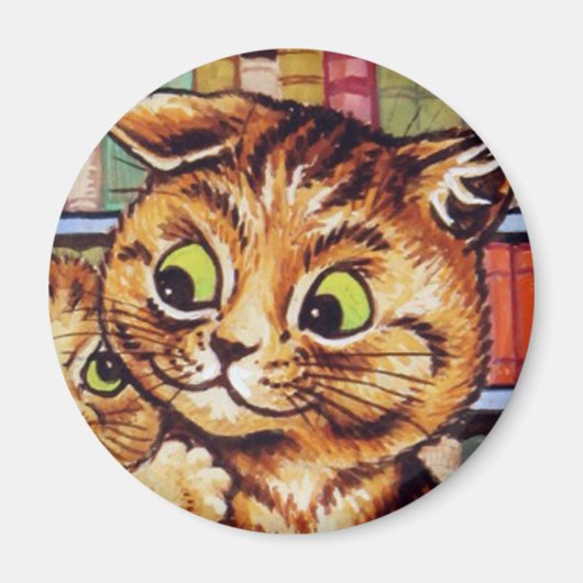 Louis Wain cat Magnet (Devant)
