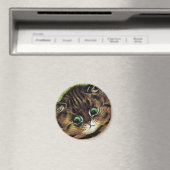 Louis Wain cat Magnet (In Situ (Lave-vaisselle))