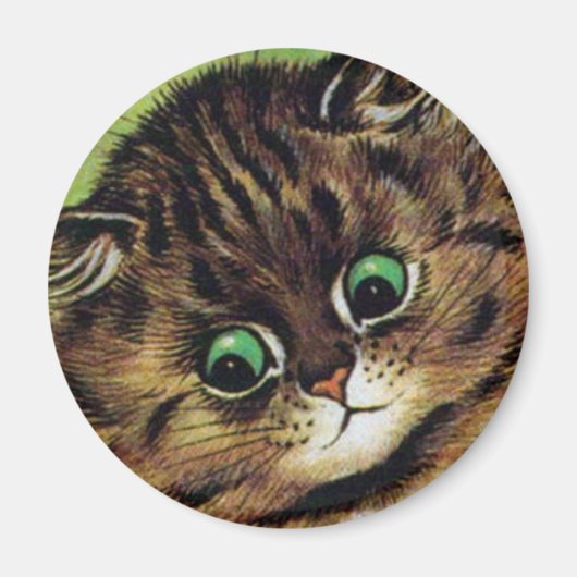 Louis Wain cat Magnet (Devant)