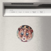 Louis Wain cat Magnet (In Situ (Lave-vaisselle))