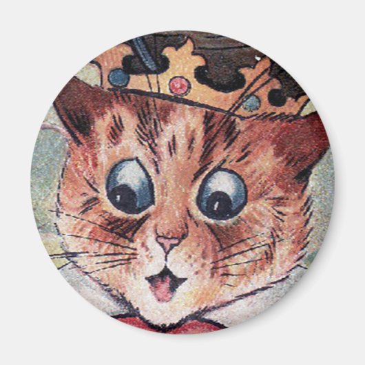 Louis Wain cat Magnet (Devant)