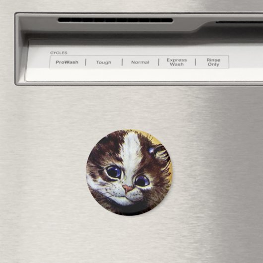 Louis Wain cat Magnet (In Situ (Lave-vaisselle))