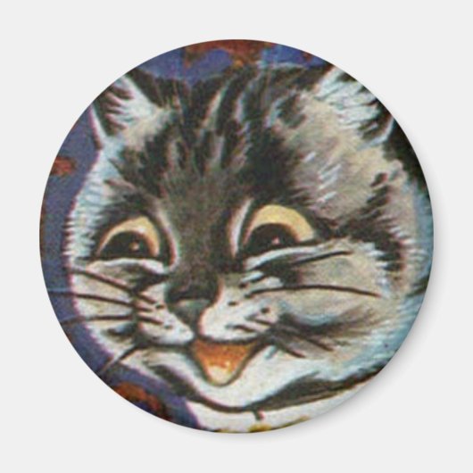 Louis Wain cat Magnet (Devant)