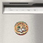Louis Wain cat Magnet (In Situ (Lave-vaisselle))