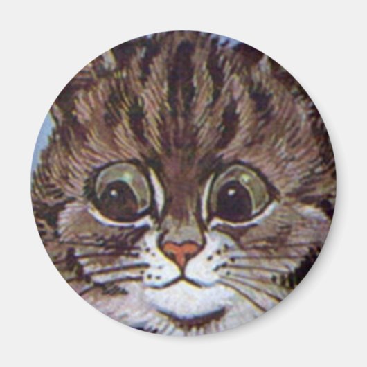 Louis Wain cat Magnet (Devant)