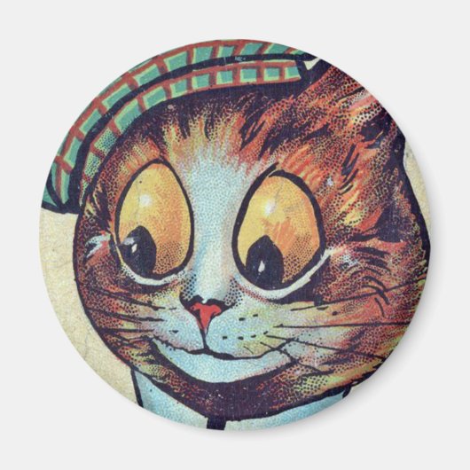 Louis Wain cat Magnet (Devant)
