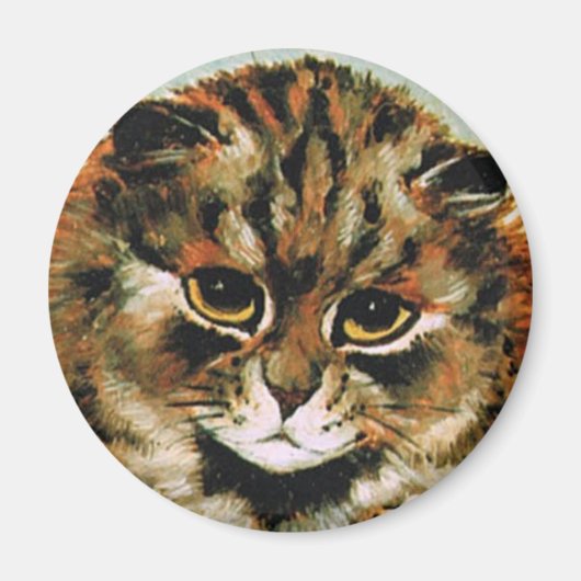 Louis Wain cat Magnet (Devant)