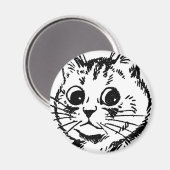 Louis Wain cat Magnet (Recto/Verso)