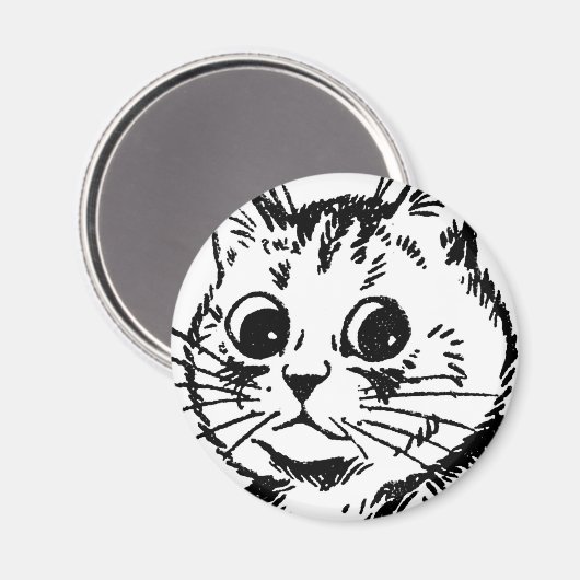 Louis Wain cat Magnet (Recto/Verso)