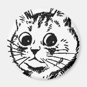 Louis Wain cat Magnet (Devant)