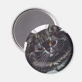 Louis Wain cat Magnet Magneet (Voorkant / Achterkant)