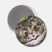 Louis Wain cat Magnet Magneet (Voorkant / Achterkant)