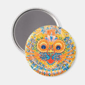 Louis Wain cat Magnet Magneet (Voorkant / Achterkant)