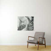 Louis Wain Cat Nightmare Owl Bird Wandkleed (In Situ (horizontaal))