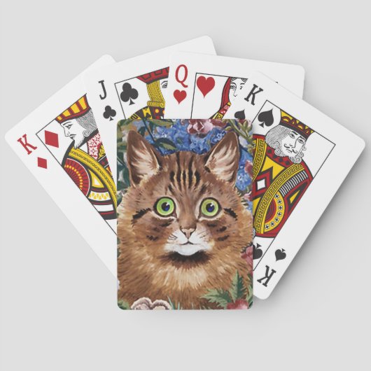 Louis Wain Cat Pplaykaarten Pokerkaarten (Achterkant)