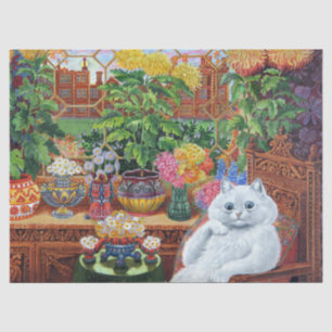 Louis Wain Cat Psychedelische decoupage Tissuepapier