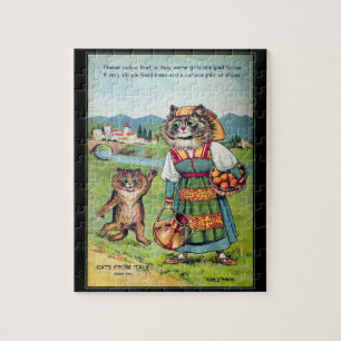 Louis Wain Cats d'Italie Puzzle