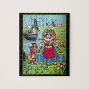 Louis Wain Cats uit Holland Puzzle Legpuzzel