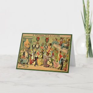 Louis Wain - Catville Ball Chirstmas Kaart