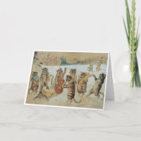 Louis Wain Chat Carte de remerciements