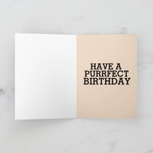 LOUIS WAIN CHATS CHAT D'ANNIVERSAIRE CARTE D'ACCUE (Intérieur)