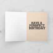 LOUIS WAIN CHATS CHAT D'ANNIVERSAIRE CARTE D'ACCUE (Intérieur)