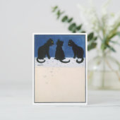 Louis Wain Holiday Briefkaart (Staand voorkant)