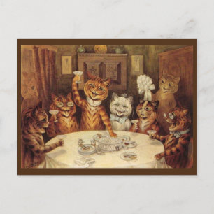 LOUIS WAIN KAT KATTEN ANSICHTKAART, 'CELEBRATION'  BRIEFKAART