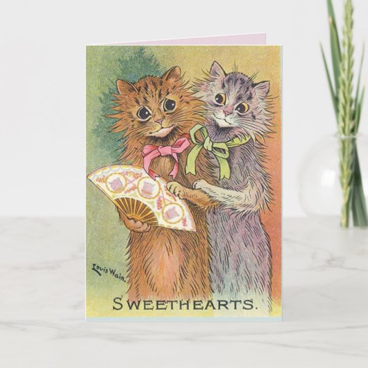 LOUIS WAIN KAT KATTEN VALENTIJNSDAG KAARTEN (Voorkant)