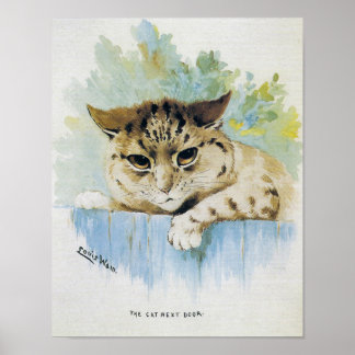 Louis Wain -  kat Volgende deuroverbeelding Poster