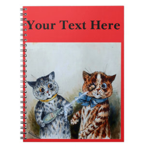 Louis Wain katten Notitieboek