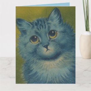 LOUIS WAIN SCHATTIGEE KATTENVERJAARDAG GROET KAART
