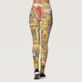Louis Wain - Summer Tea Party Leggings (Achterkant)