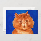Louis Wain Verrafte Oranje kat Briefkaart (Voorkant / Achterkant)