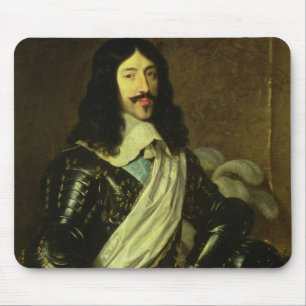 Louis XIII (1601-43) (olie op doek) Muismat
