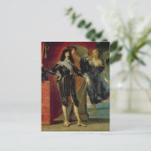 Louis XIII Crowned by Victory, 1635 Briefkaart (Staand voorkant)