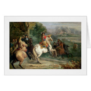Louis XIV (1638-1715) surveillant le siège de ci