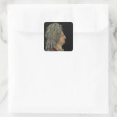 Louis XIV 1706 Vierkante Sticker (Tas)