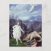 Louis XIV als Apollo, laag Python Briefkaart (Voorkant)
