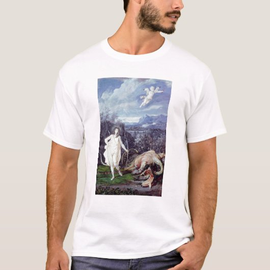 Louis XIV als Apollo, laag Python T-shirt (Voorkant)